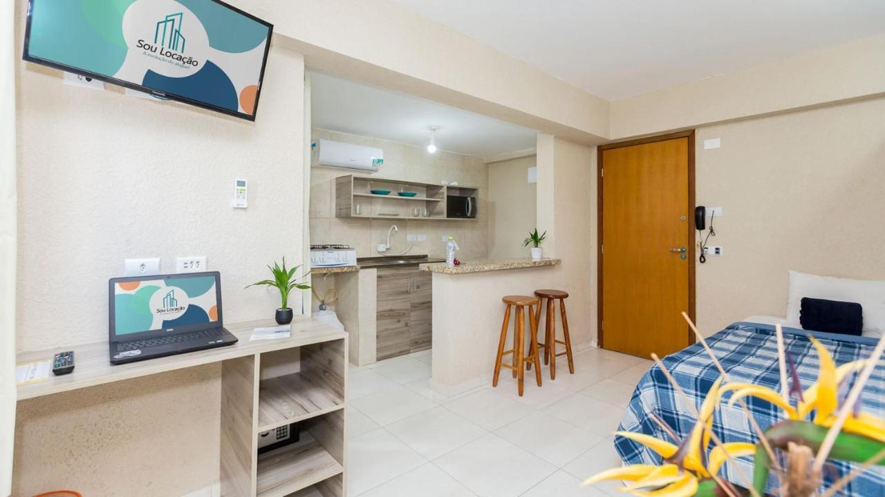 Estudios Confortaveis Com Precos Acessiveis Totalmente Mobiliados Curitiba Luaran gambar